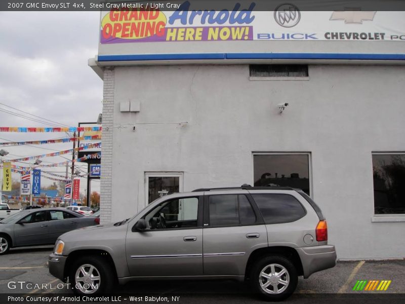 Steel Gray Metallic / Light Gray 2007 GMC Envoy SLT 4x4