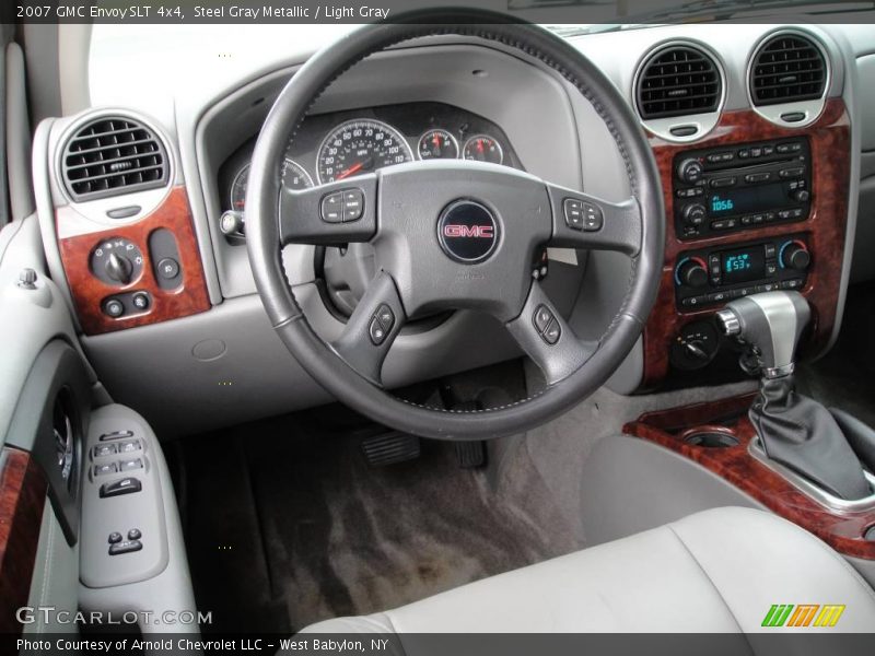 Steel Gray Metallic / Light Gray 2007 GMC Envoy SLT 4x4