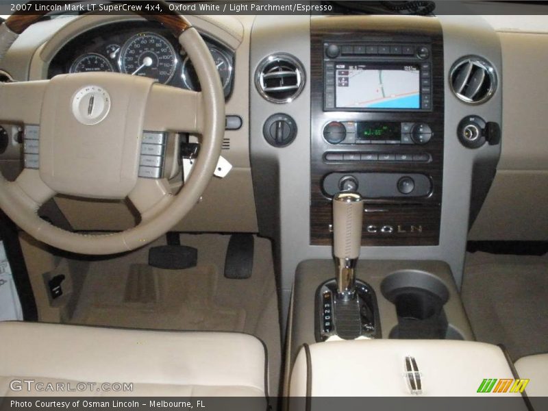 Oxford White / Light Parchment/Espresso 2007 Lincoln Mark LT SuperCrew 4x4