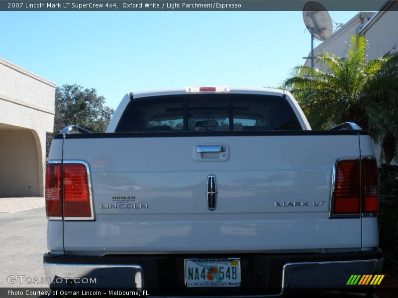Oxford White / Light Parchment/Espresso 2007 Lincoln Mark LT SuperCrew 4x4