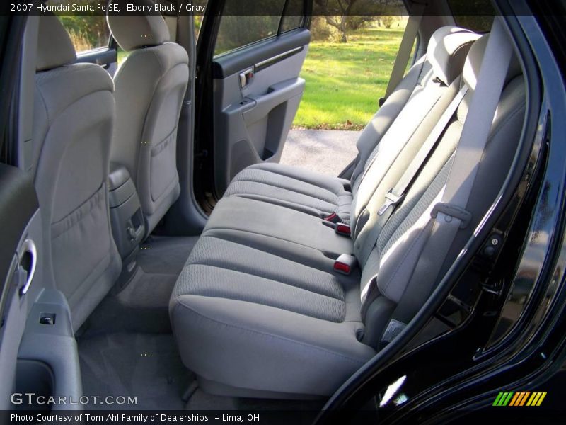 Ebony Black / Gray 2007 Hyundai Santa Fe SE