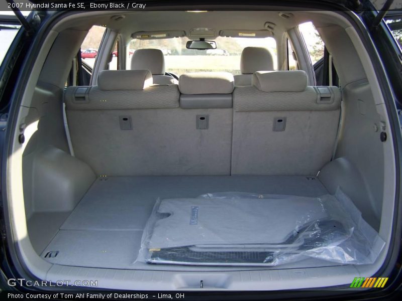 Ebony Black / Gray 2007 Hyundai Santa Fe SE