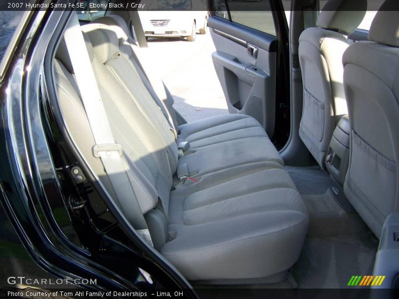 Ebony Black / Gray 2007 Hyundai Santa Fe SE