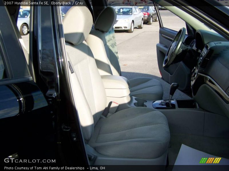 Ebony Black / Gray 2007 Hyundai Santa Fe SE