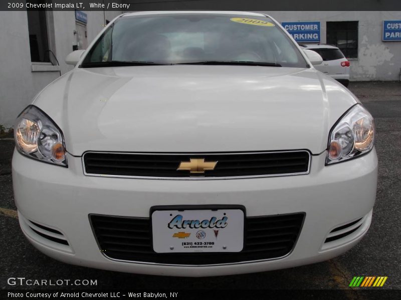 White / Ebony 2009 Chevrolet Impala LT