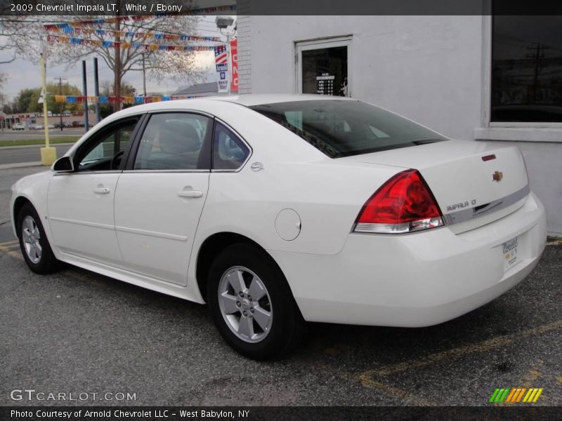 White / Ebony 2009 Chevrolet Impala LT