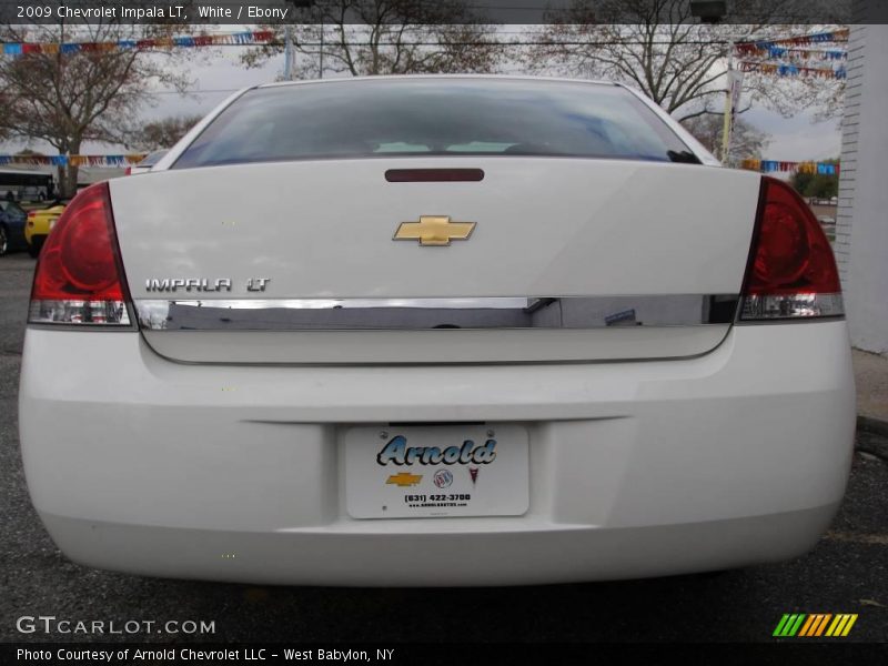 White / Ebony 2009 Chevrolet Impala LT