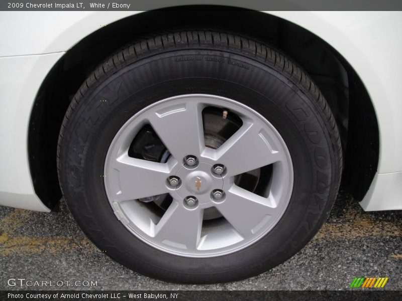 White / Ebony 2009 Chevrolet Impala LT