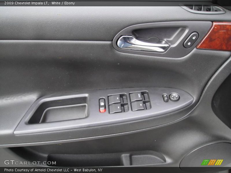 White / Ebony 2009 Chevrolet Impala LT
