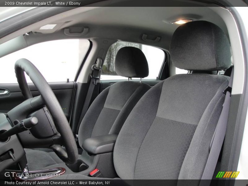 White / Ebony 2009 Chevrolet Impala LT