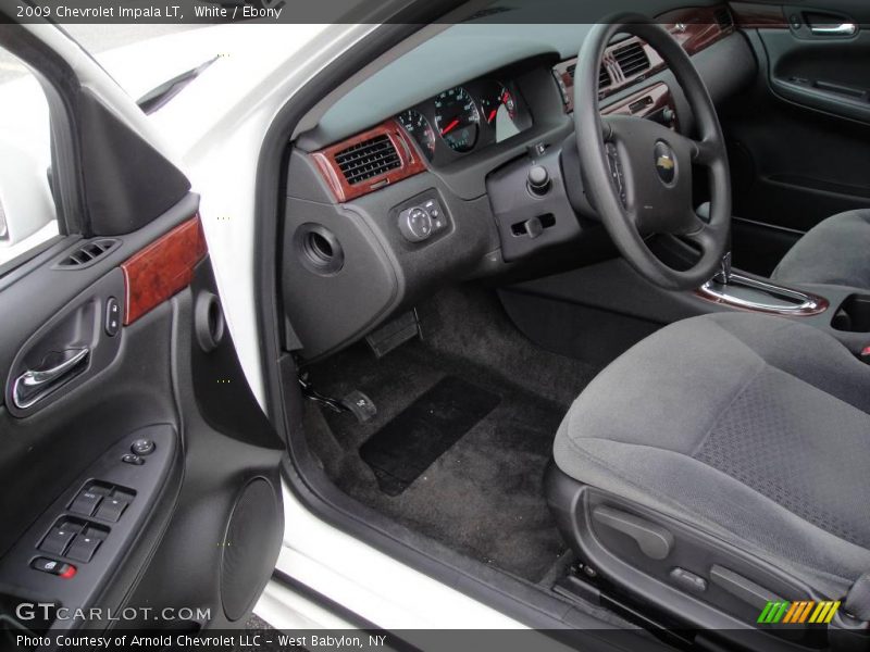 White / Ebony 2009 Chevrolet Impala LT