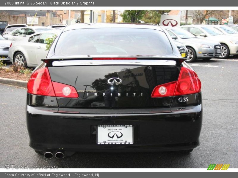 Black Obsidian / Graphite 2005 Infiniti G 35 Sedan