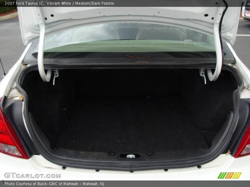 Vibrant White / Medium/Dark Pebble 2007 Ford Taurus SE