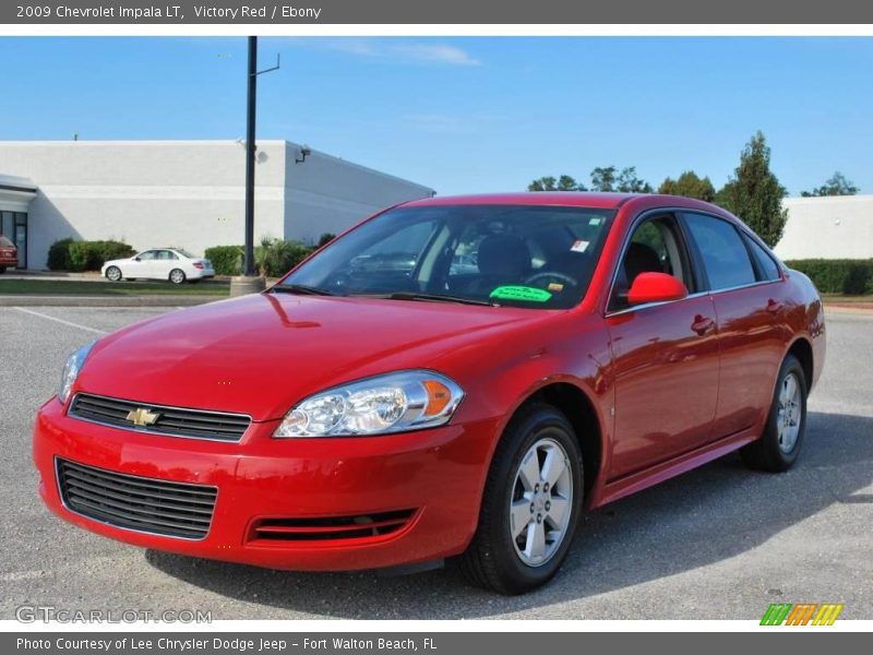 Victory Red / Ebony 2009 Chevrolet Impala LT