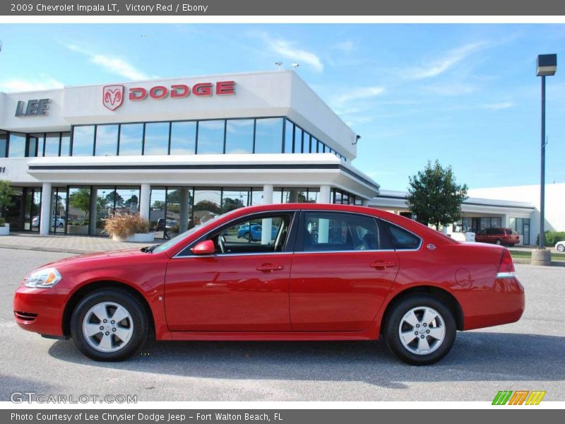 Victory Red / Ebony 2009 Chevrolet Impala LT