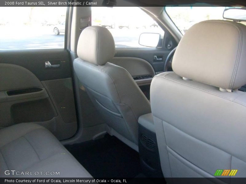 Silver Birch Metallic / Camel 2008 Ford Taurus SEL