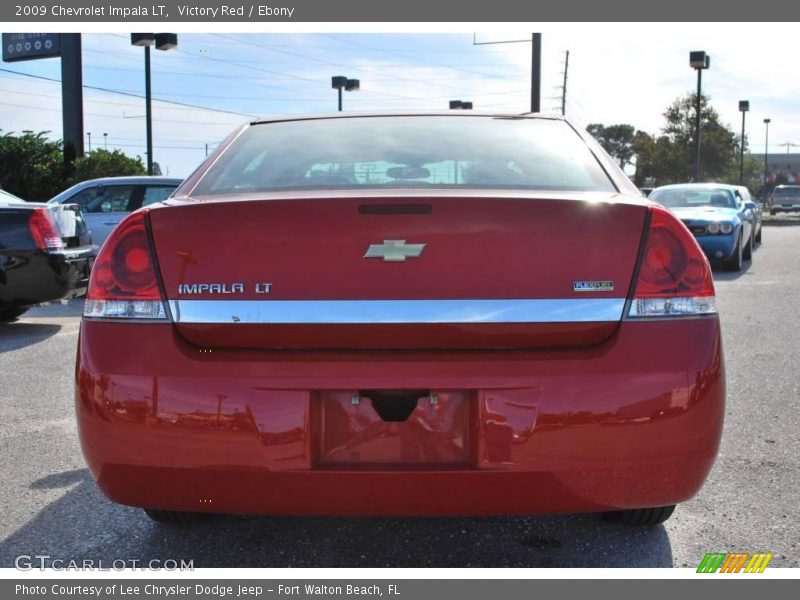 Victory Red / Ebony 2009 Chevrolet Impala LT