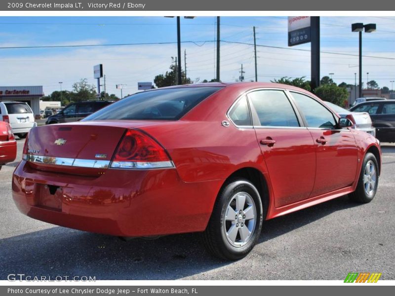 Victory Red / Ebony 2009 Chevrolet Impala LT