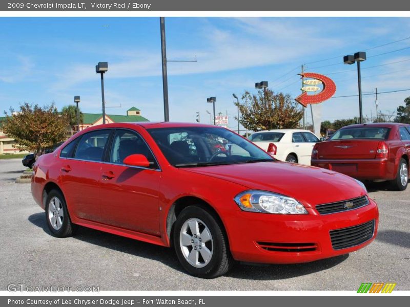Victory Red / Ebony 2009 Chevrolet Impala LT