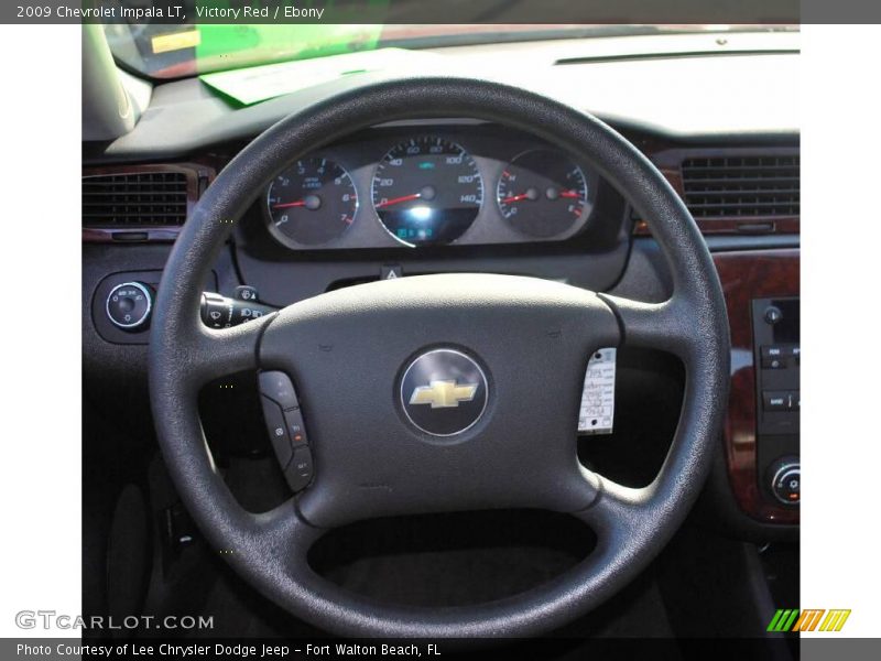 Victory Red / Ebony 2009 Chevrolet Impala LT