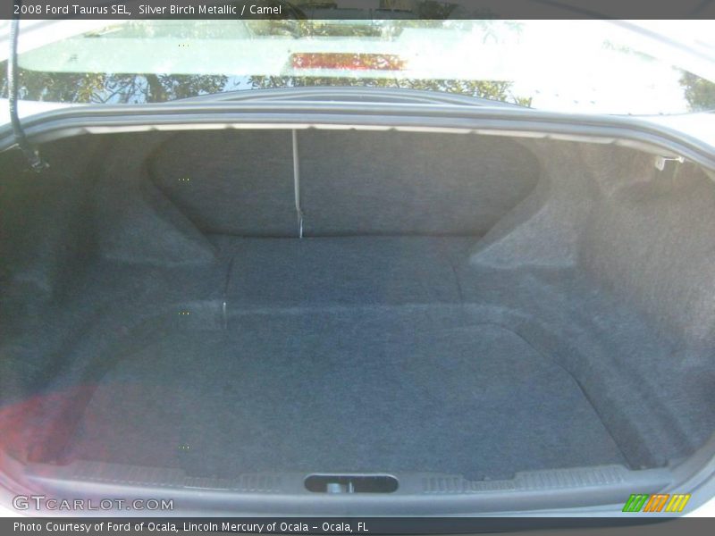 Silver Birch Metallic / Camel 2008 Ford Taurus SEL