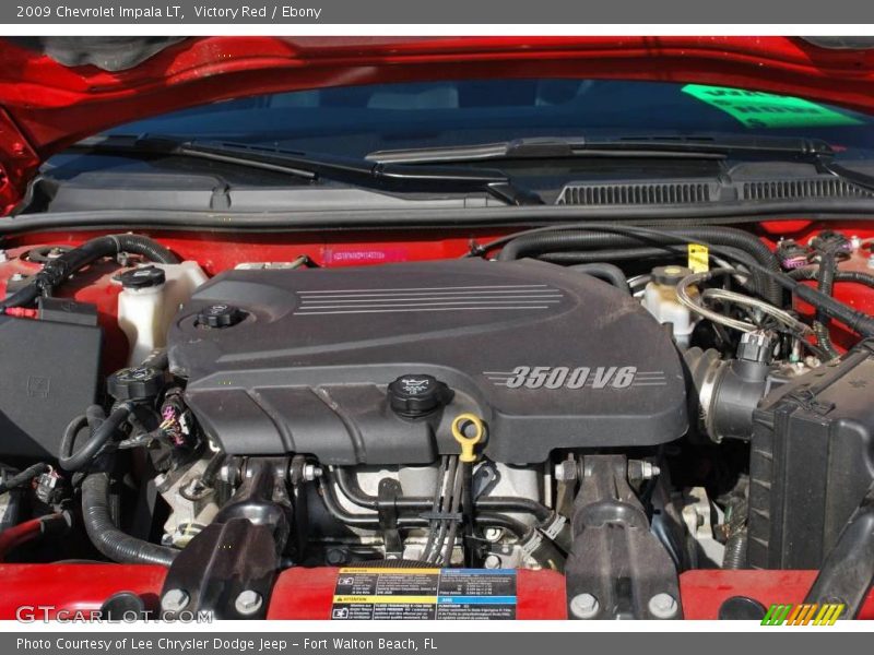 Victory Red / Ebony 2009 Chevrolet Impala LT