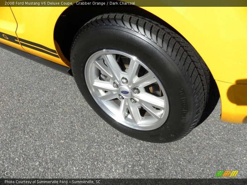 Grabber Orange / Dark Charcoal 2008 Ford Mustang V6 Deluxe Coupe
