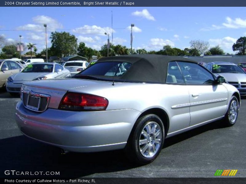 Bright Silver Metallic / Taupe 2004 Chrysler Sebring Limited Convertible