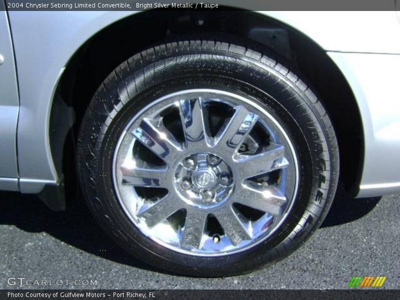 Bright Silver Metallic / Taupe 2004 Chrysler Sebring Limited Convertible