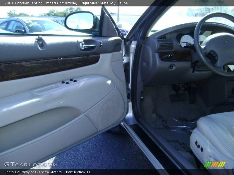 Bright Silver Metallic / Taupe 2004 Chrysler Sebring Limited Convertible