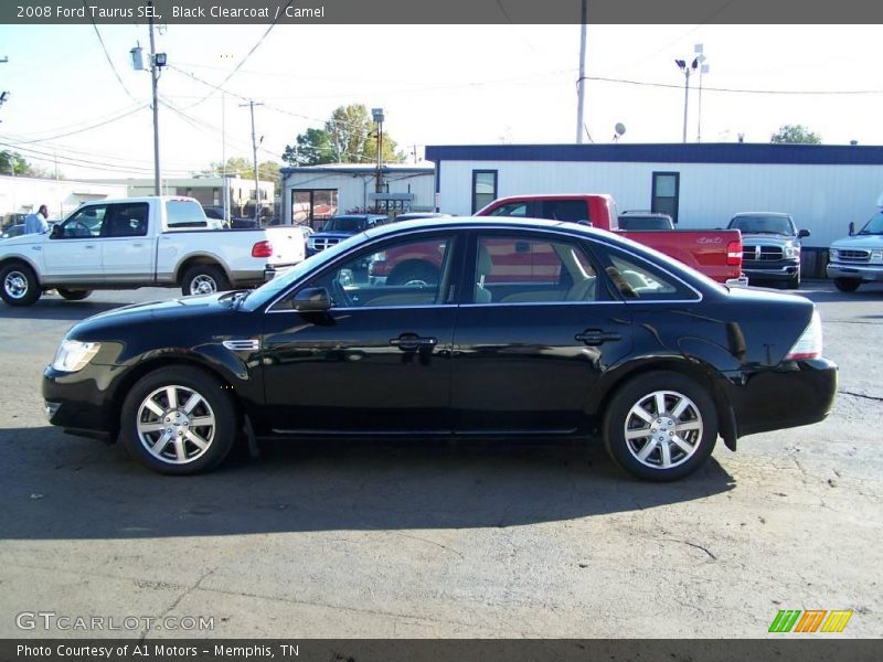 Black Clearcoat / Camel 2008 Ford Taurus SEL