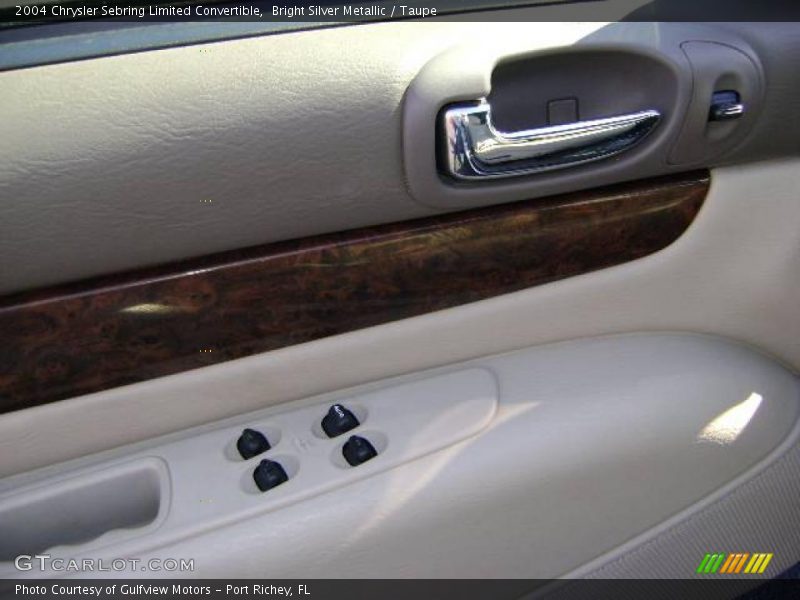 Bright Silver Metallic / Taupe 2004 Chrysler Sebring Limited Convertible
