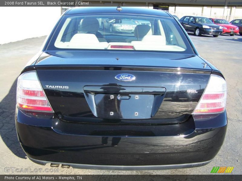 Black Clearcoat / Camel 2008 Ford Taurus SEL