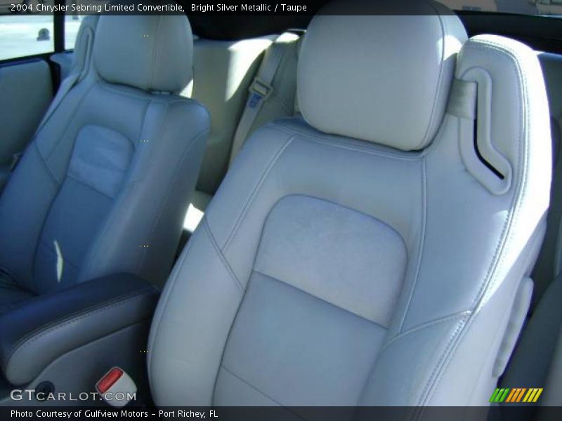 Bright Silver Metallic / Taupe 2004 Chrysler Sebring Limited Convertible