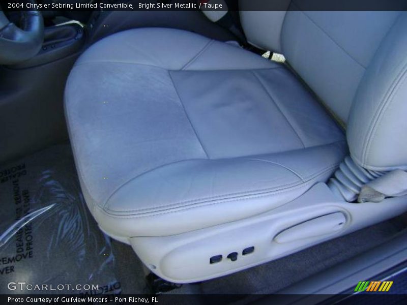 Bright Silver Metallic / Taupe 2004 Chrysler Sebring Limited Convertible