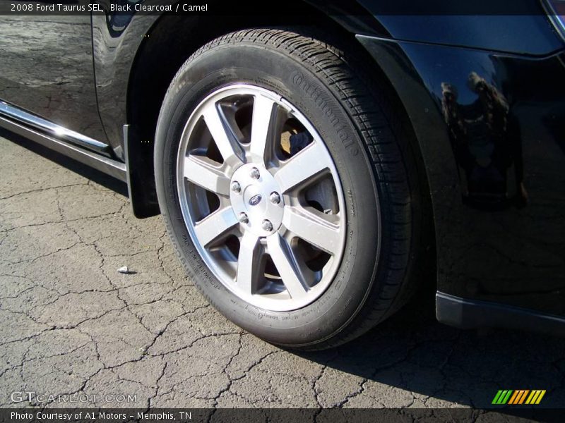 Black Clearcoat / Camel 2008 Ford Taurus SEL