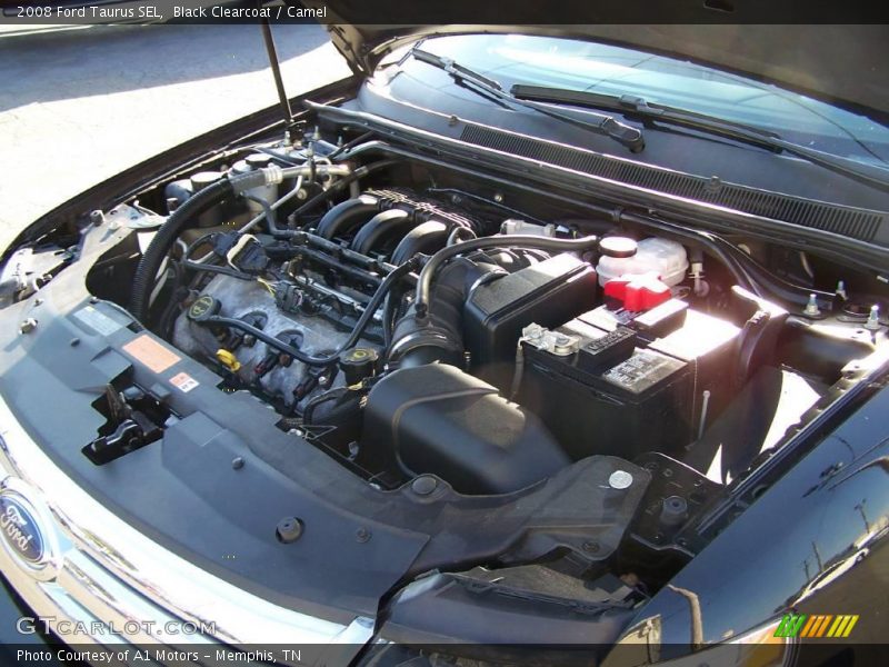 Black Clearcoat / Camel 2008 Ford Taurus SEL