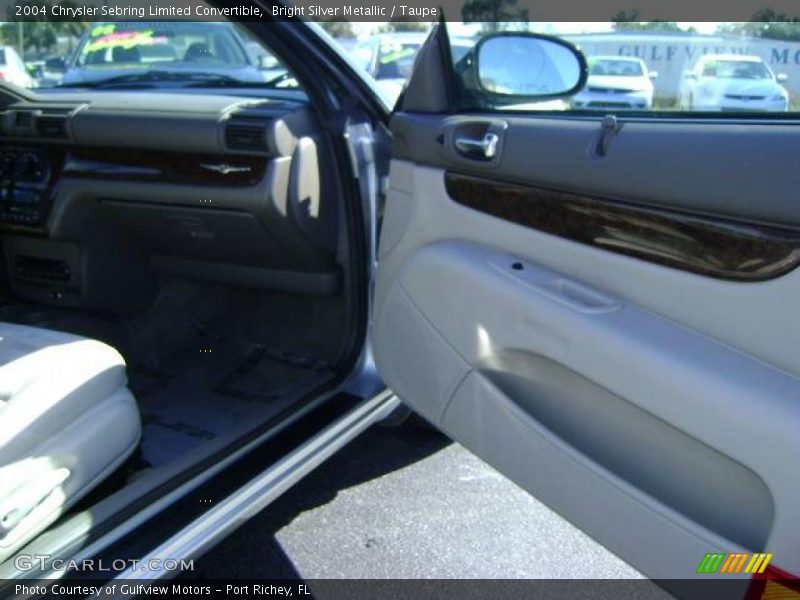 Bright Silver Metallic / Taupe 2004 Chrysler Sebring Limited Convertible