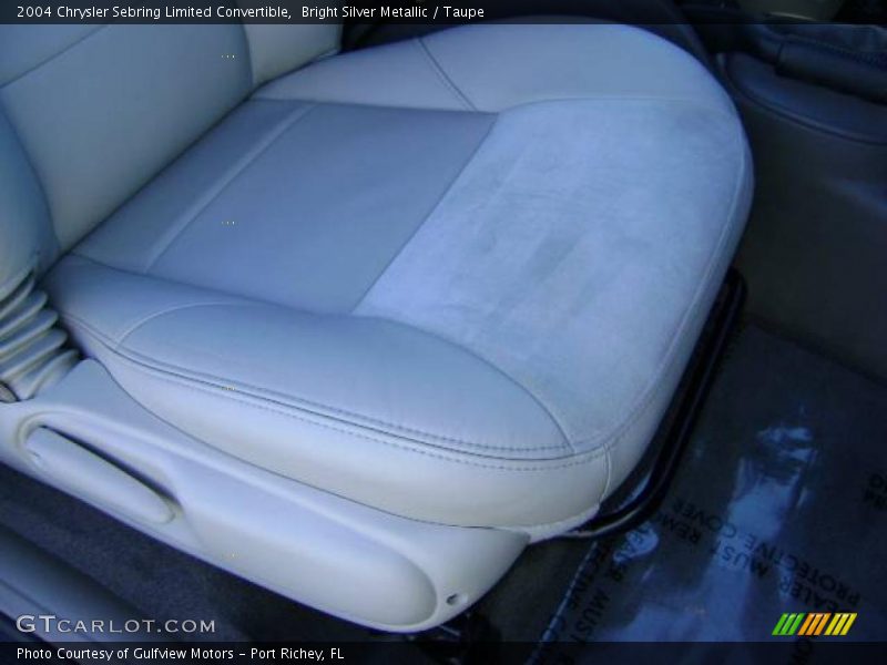 Bright Silver Metallic / Taupe 2004 Chrysler Sebring Limited Convertible