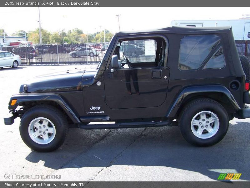 Black / Dark Slate Gray 2005 Jeep Wrangler X 4x4