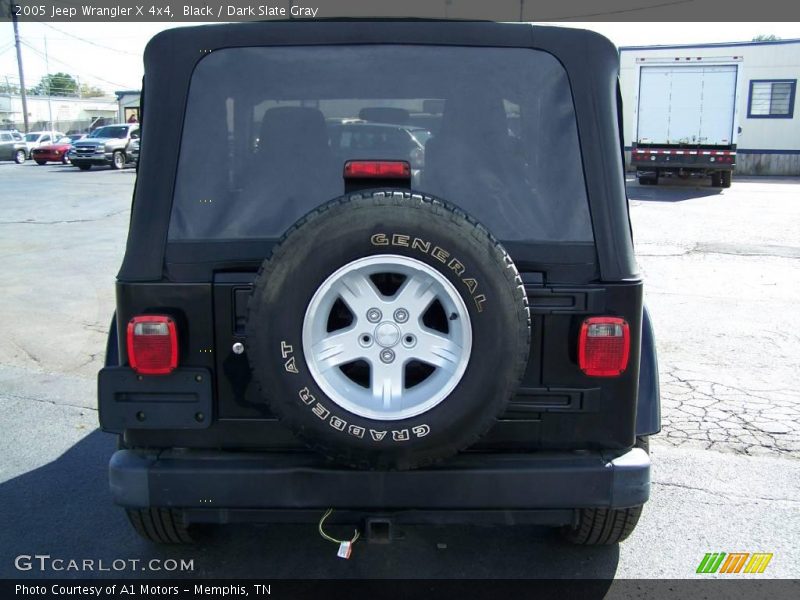 Black / Dark Slate Gray 2005 Jeep Wrangler X 4x4