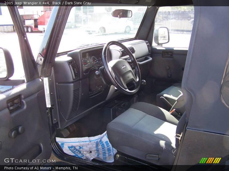 Black / Dark Slate Gray 2005 Jeep Wrangler X 4x4