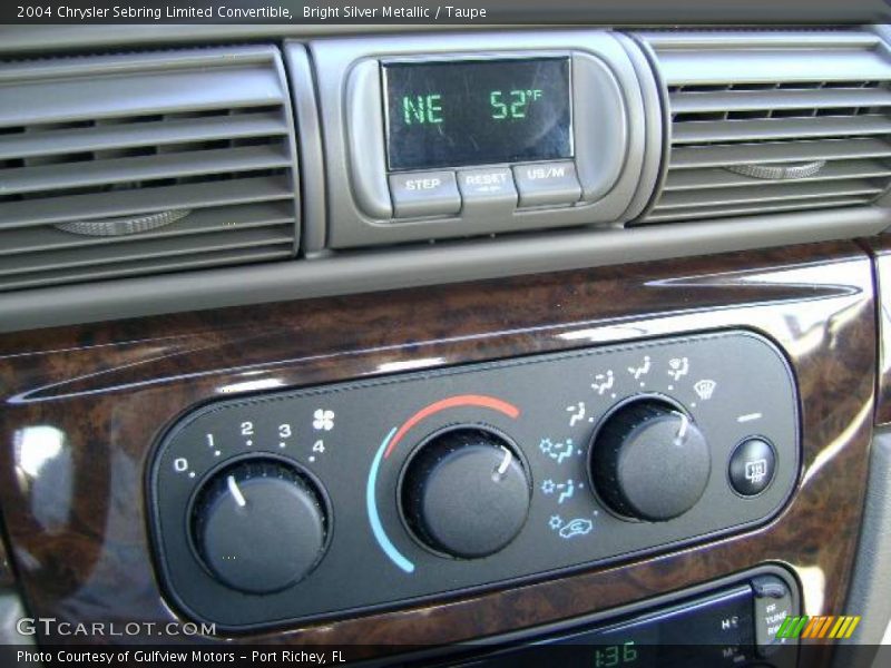 Bright Silver Metallic / Taupe 2004 Chrysler Sebring Limited Convertible