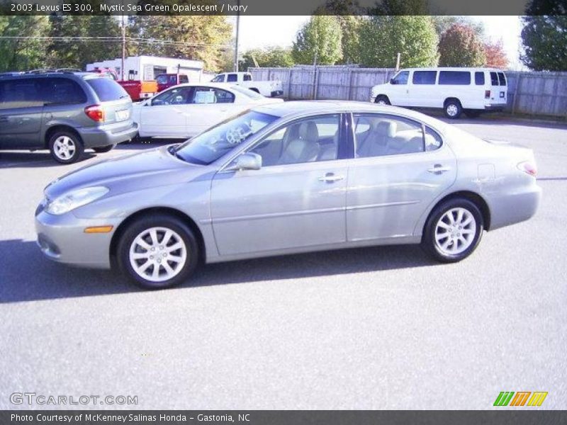 Mystic Sea Green Opalescent / Ivory 2003 Lexus ES 300