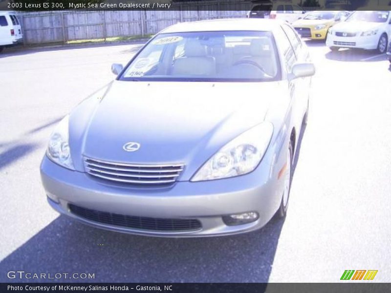 Mystic Sea Green Opalescent / Ivory 2003 Lexus ES 300