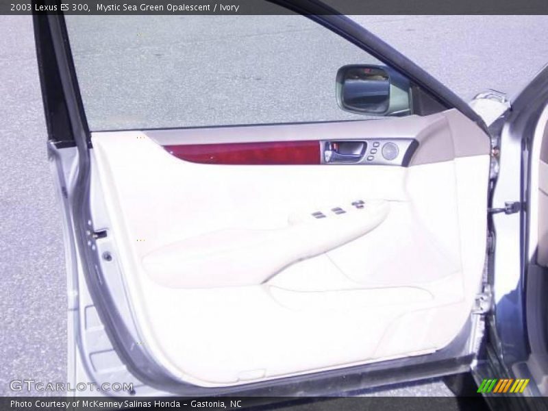 Mystic Sea Green Opalescent / Ivory 2003 Lexus ES 300