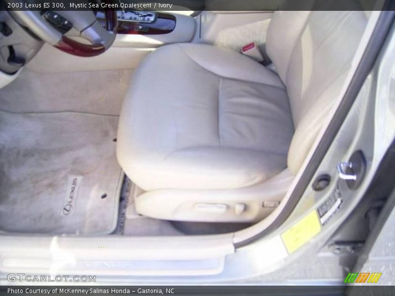 Mystic Sea Green Opalescent / Ivory 2003 Lexus ES 300