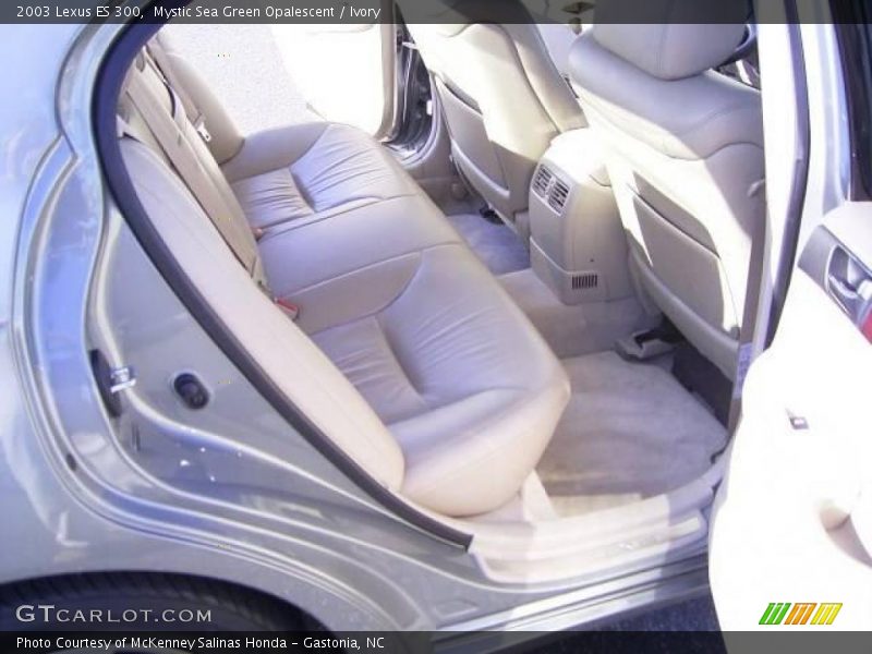 Mystic Sea Green Opalescent / Ivory 2003 Lexus ES 300