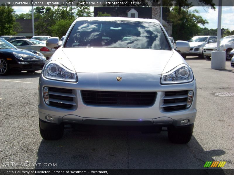 Crystal Silver Metallic / Black Standard Leather 2008 Porsche Cayenne Tiptronic