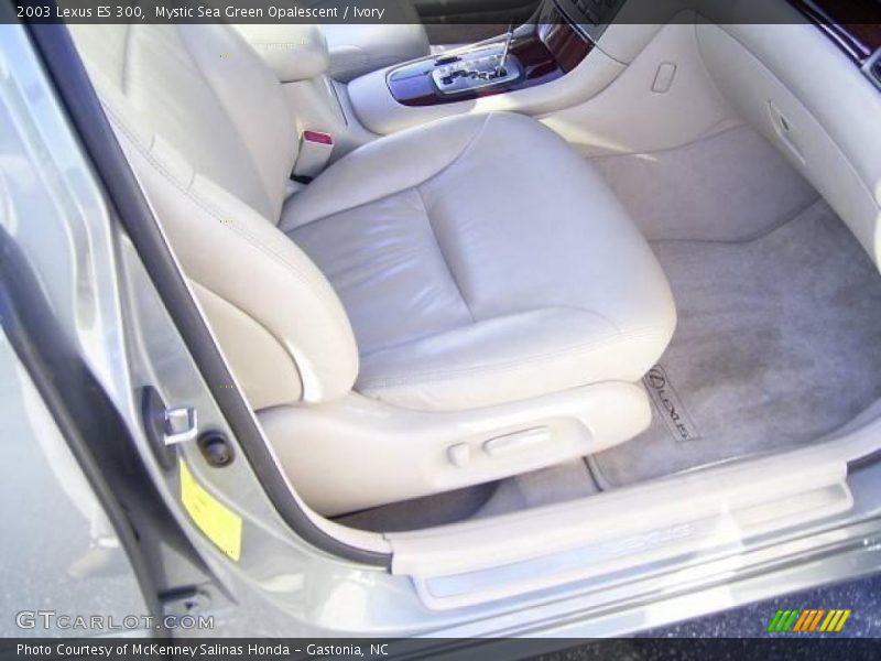 Mystic Sea Green Opalescent / Ivory 2003 Lexus ES 300